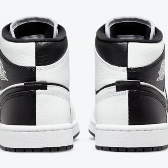 Nike Jordan 1 Mid Split Homage Black White DR0501-101 size 8.5 women's - Picture 6 of 10